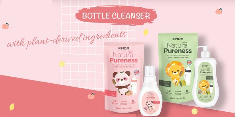 K-Mom Baby Feeding Bottle Cleanser Descriptions