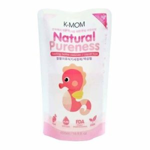 K-Mom Baby Feeding Bottle Cleanser Natural Pureness Refill Pack 500ml BUBBLES TYPE