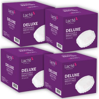 Lacte Deluxe Disposable Breast Pad 4 Boxes