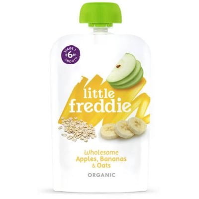 Little Freddie Fruit Pouches Apple Banana Oats
