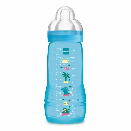MAM Easy Active Baby Bottle 270ml x 1 BLUE SUNSHINE