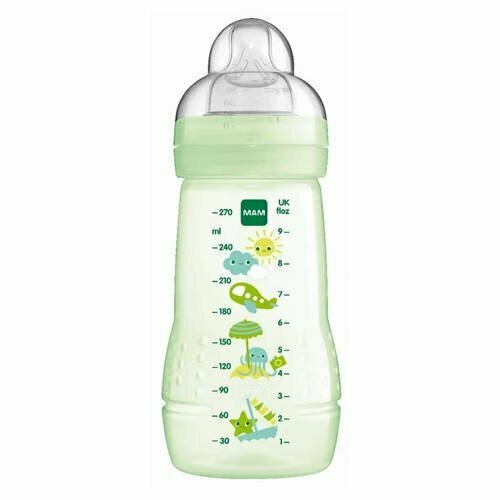 MAM Easy Active Baby Bottle 270ml x 1 GREEN SUNSHINE