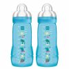 MAM Easy Active Baby Bottle 330ml TWIN BLUE SUNSHINE & CROC