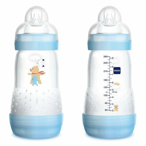 MAM Easy Start Anti-Colic Bottle 260ml TWIN BLUE BEAR