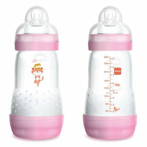 MAM Easy Start Anti-Colic Bottle 260ml TWIN PINK TIGER