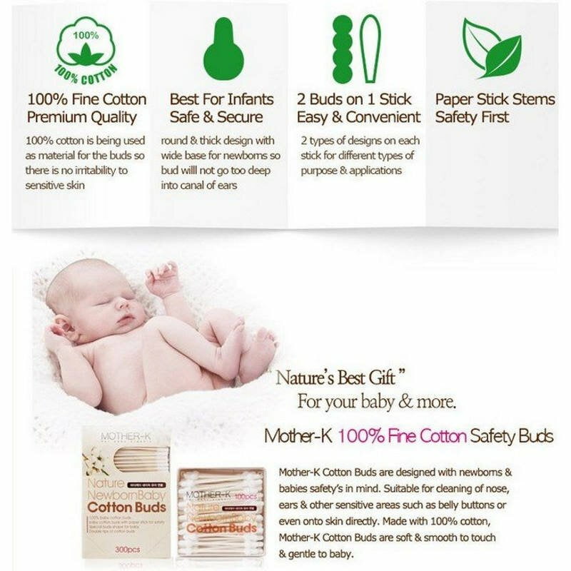 Mother-K Hygiene Cotton Bud Descriptions