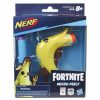 Nerf Microshots Fortnite Mini Dart Firing Blaster - Micro Peely