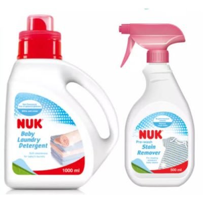 Nuk Laundry Detergent 1000ml & Pre Stain Remover