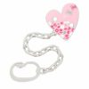 Nuk Premium Soother Chain PINK HEART