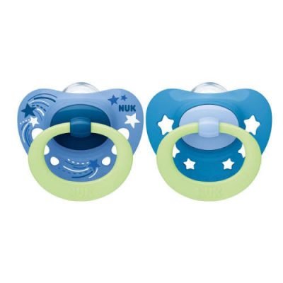 Nuk Signature Night Soother BLUE STARS