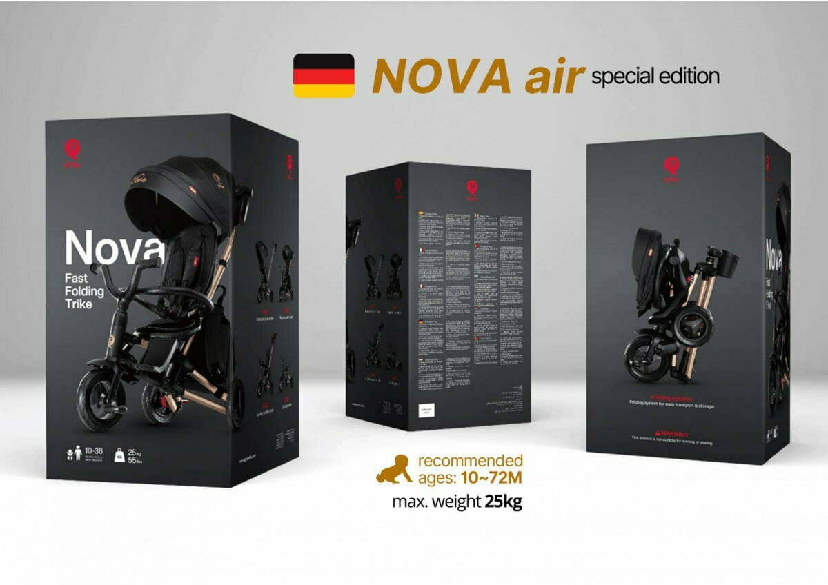 QPlay Nova Foldable Trike SPECIAL EDITIONS Descriptions