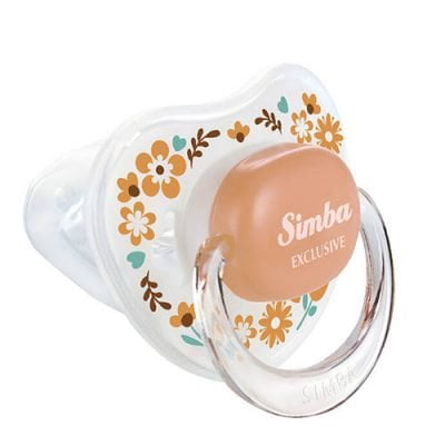 Simba Pacifier Romance Thumb Shape BROWN