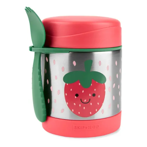 Skip Hop Insulated Food Jar STRAWBERRY