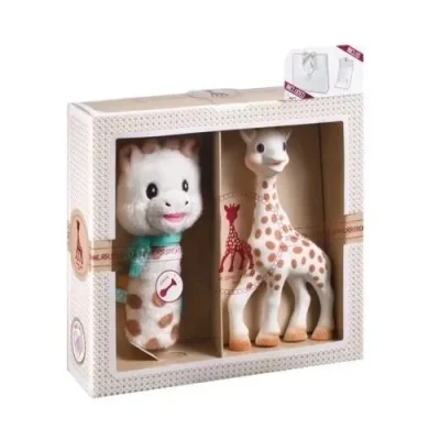 Sophie La Girafe Sophiesticated Pouet Rattle Set