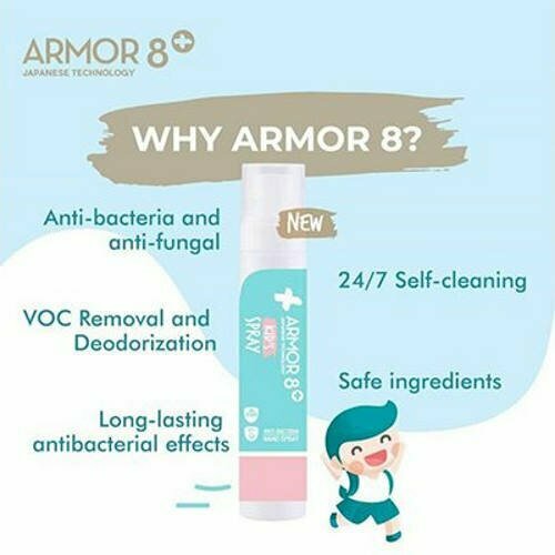 Armos 8 Kids Nano Antibacterial Spray 150ml 1