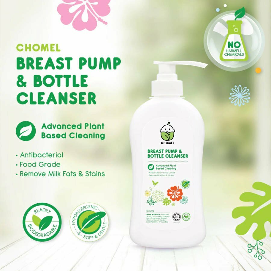 Chomel Breast Pump & Bottle Cleanser 500ml