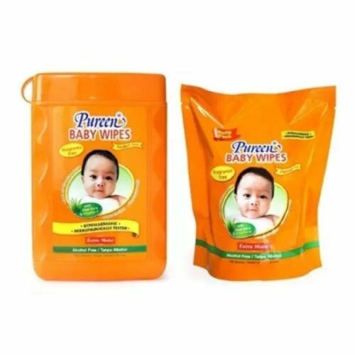 Pureen Baby Wipes 150 + 150 Wipes Refill Pack