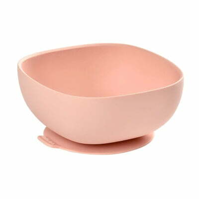 Beaba Silicone Bowl With Suction Pad PINK