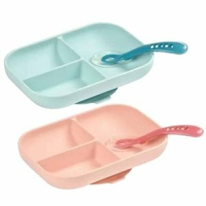 Beaba Silicone Meal Set With Suction Pad