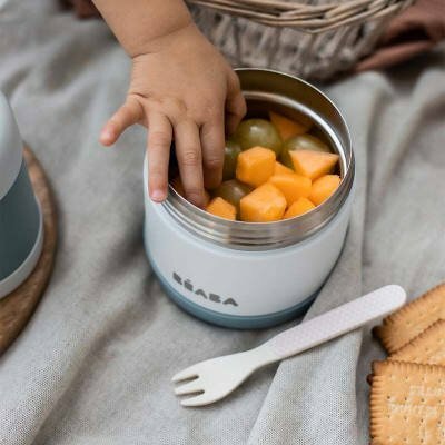 Beaba Stainless Steel Vacuum Insulated Food Jar 500ml