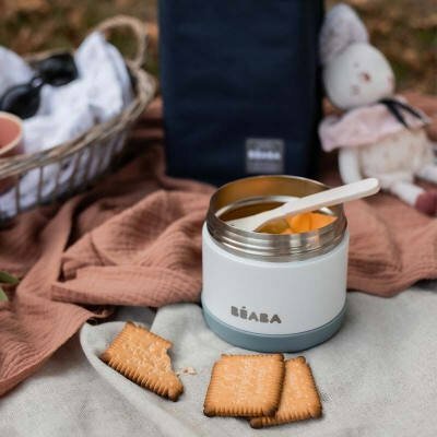 Beaba Stainless Steel Vacuum Insulated Food Jar 500ml