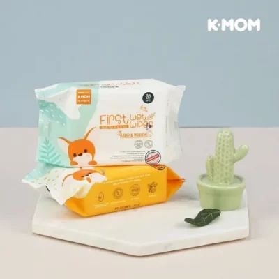 K-Mom Hand & Mouth Wipes 1