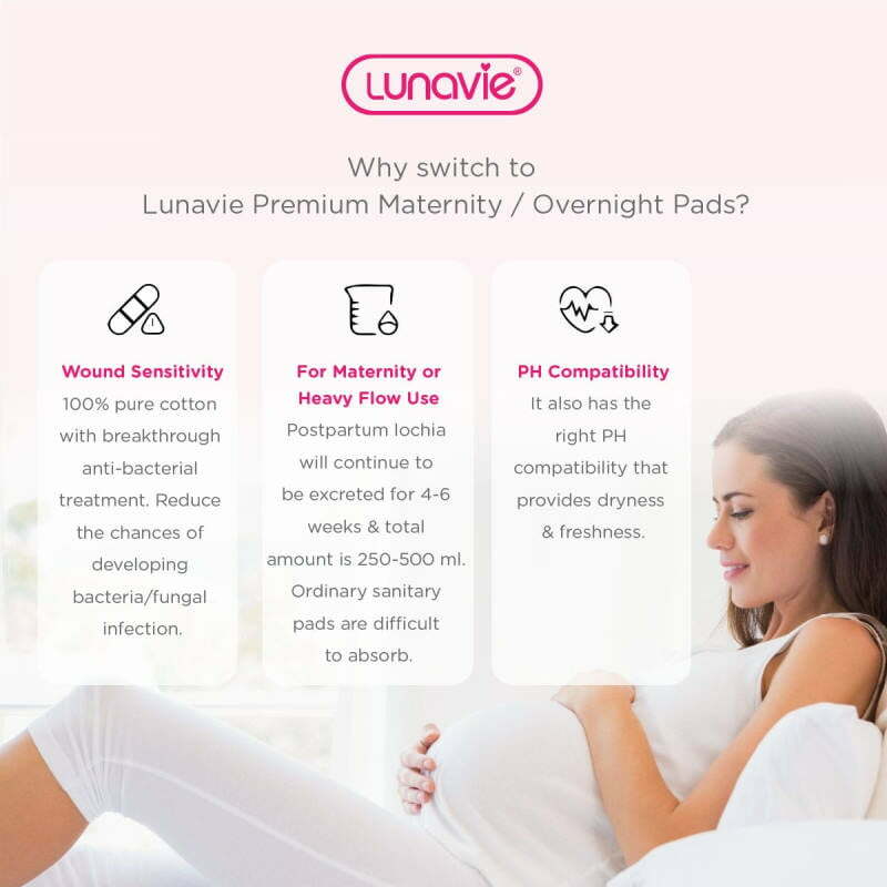 Lunavie Maternity Pads Descriptions