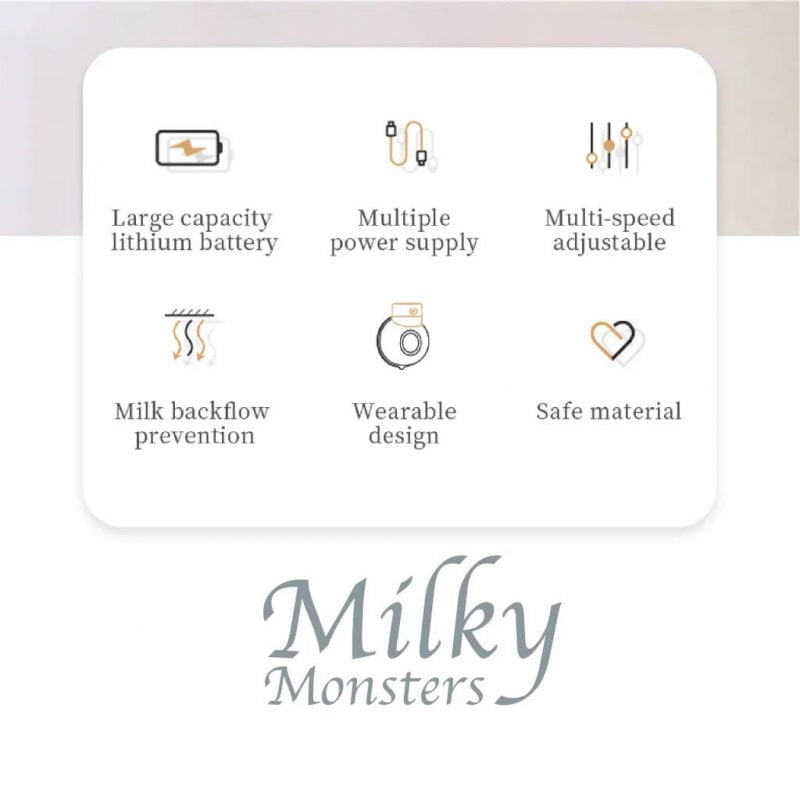 Milky Monster Wearable Breast Pump Descriptions