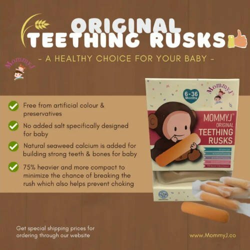 MommyJ Baby Teething Rusk