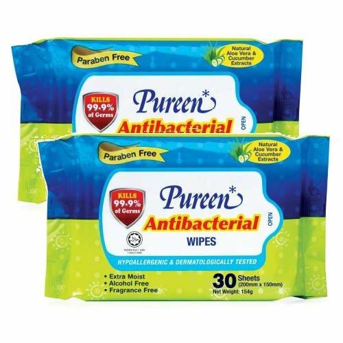 Pureen: Anti-Bacterial Wipes