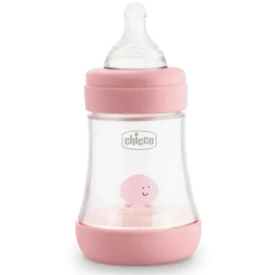 Chicco Perfect 5 Feeding Bottle 150ml PINK