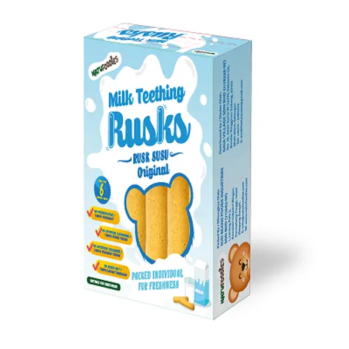 Natufoodies Milk Teething Rusk ORIGINAL