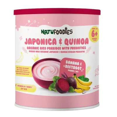 Natufoodies Organic Rice Porridge JAPONICA & QUINOA