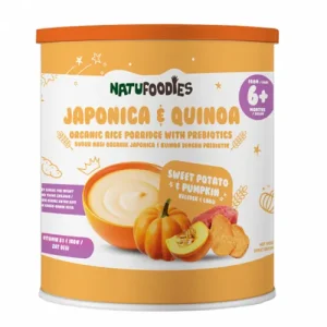 Natufoodies Organic Rice Porridge JAPONICA & QUINOA SWEET POTATO & PUMPKIN
