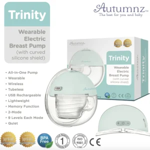 Autumnz Trinity Wearable Breast Pump TURQUOISE Descriptions 2