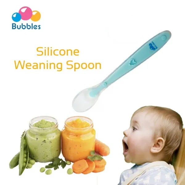 Bubbles Silicone Weaning Spoon 1
