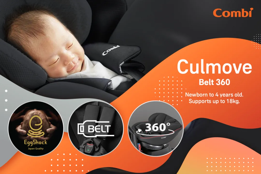 Combi Culmove Smart 360 Belted Car Seat