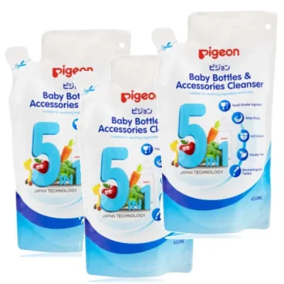 Pigeon Baby Bottle & Accessories Cleanser 450ml Refill Pack