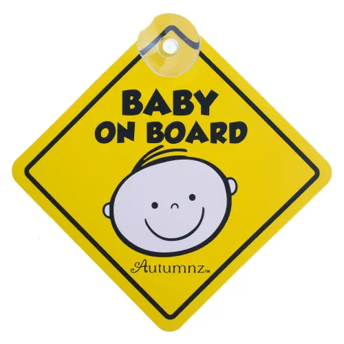 Autumnz Baby On Board CUTEST ME YELLOW