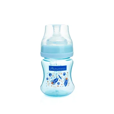 Autumnz PP Wide-Neck Feeding Bottle 120ml BLUE SPACE X