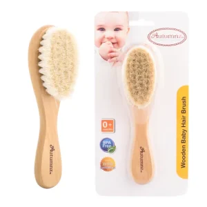 Autumnz Wooden Baby Hair Brush