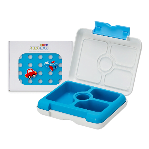 Flexnlock Lunch Box Kids Set BLUE TOY WORLD