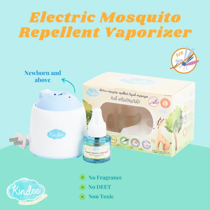 Kindee Mosquito Repellent Liquid Refill for Vaporiser Set