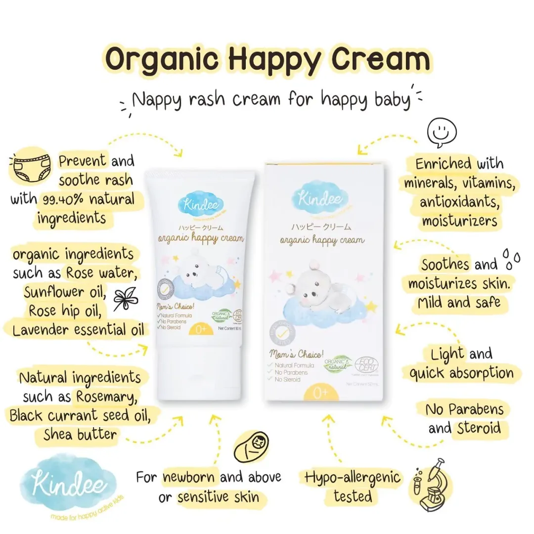 Kindee Organic Happy Cream