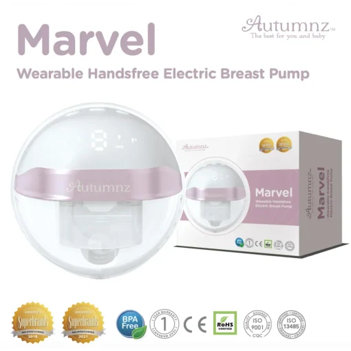 Autumnz Marvel Wearable Breast Pump BLUSH PINK