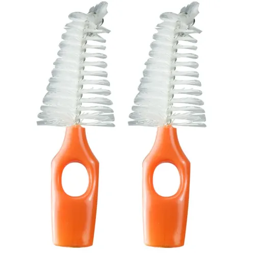 Basilic Teat Or Nipple Brush ORANGE