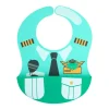 Marcus & Marcus Play Time Wide Coverage Silicone Bib LITTLE PILOT OLLIE