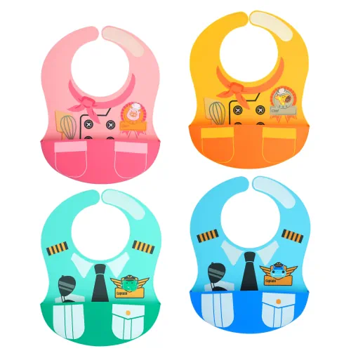 Marcus & Marcus: Creative Play Wide Coverage Silicone Bib