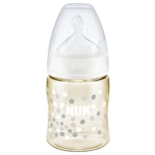 Nuk PPSU Wide-Neck Feeding Bottle 150ml WHITE DOTS