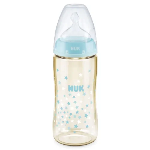 Nuk PPSU Wide-Neck Feeding Bottle 300ml BLUE STAR